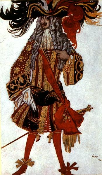 Costume pour un Ministre, de La Belle au bois dormant - Leon Bakst