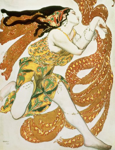 Costume pour une bacchante dans 