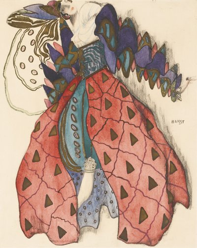 Costume pour le ballet La Légende de Joseph de R. Strauss - Leon Bakst