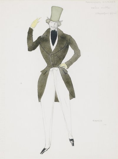 Costume pour le ballet Carnaval de R. Schumann, 1910 - Leon Bakst