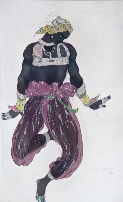 Costume pour le ballet Shéhérazade de N. Rimski-Korsakov, 1910 - Leon Bakst