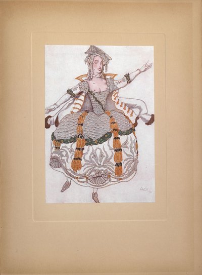 Costume pour le ballet La Belle au bois dormant de P. Tchaïkovski, 1921 - Leon Bakst