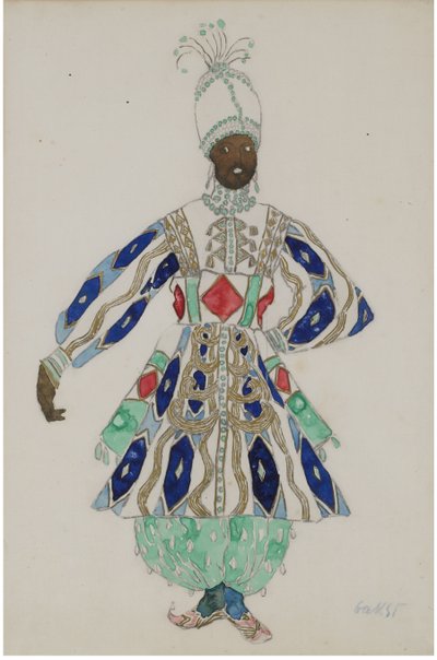 Costume pour la revue Aladin, ou la Lampe merveilleuse - Leon Bakst