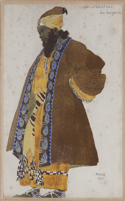 Costume pour la pièce Le Martyre de Saint Sébastien de Gabriele D