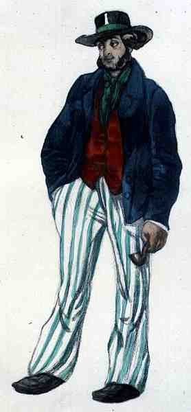 Costume pour le marin, de La Boutique Fantastique - Leon Bakst