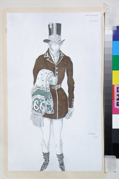 Costume pour le ballet Les Papillons de Robert Schumann - Leon Bakst
