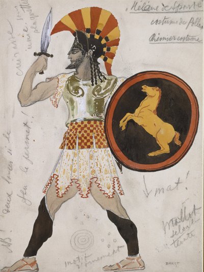 Design pour le costume de Pollux dans 