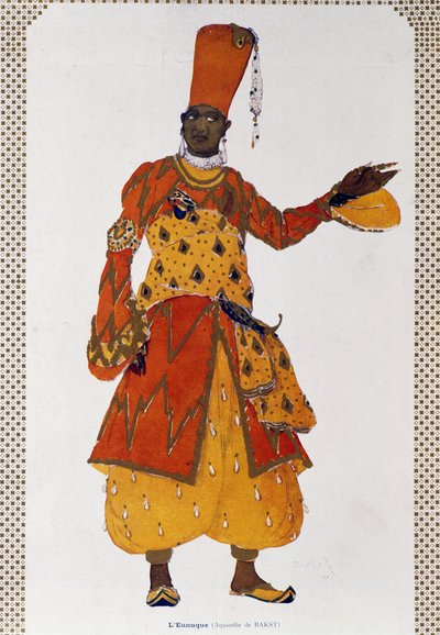 Eunuque, costume pour le ballet Shéhérazade - Leon Bakst