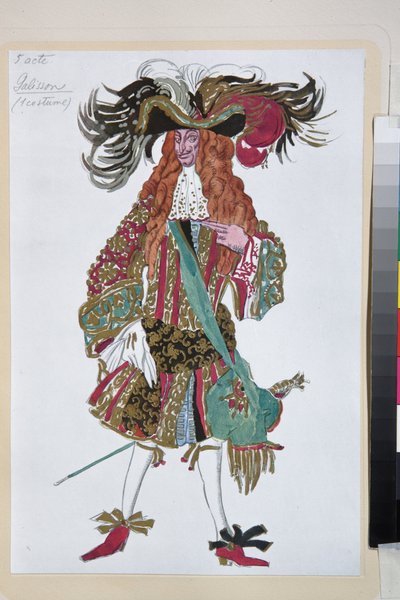 Galisson, costume pour le ballet La Belle au bois dormant de Piotr Tchaïkovski - Leon Bakst