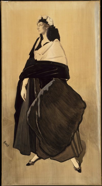 Portrait de la danseuse russe Ida Rubinstein - Leon Bakst