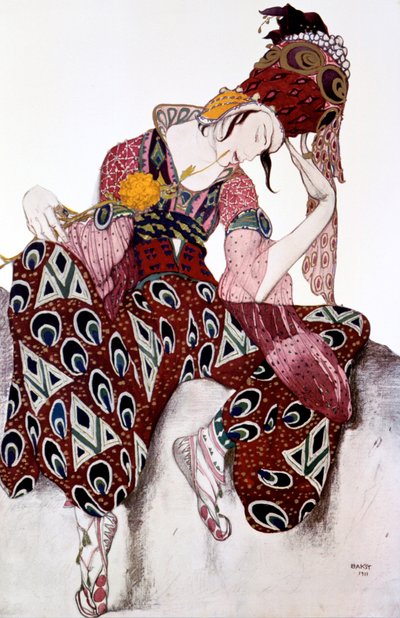 Iskander, costume pour le ballet La Péri, musique de Paul Dukas - Leon Bakst