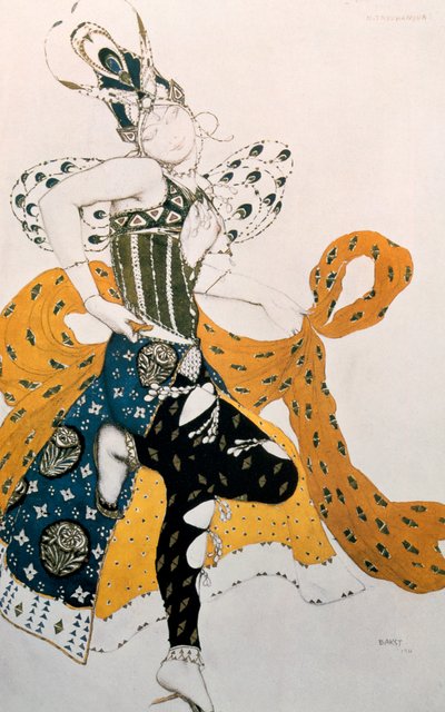 Peri Natasha Trouhanova, costume pour La Péri musique de Paul Dukas, 1911 - Leon Bakst