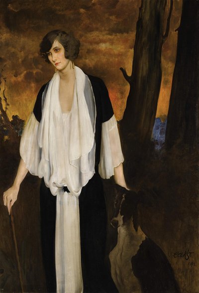 Portrait de Rachel Strong, future comtesse Henri de Boisgelin, 1924 - Leon Bakst