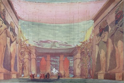 Décor de scène pour le ballet Cléopâtre, 1909 - Leon Bakst