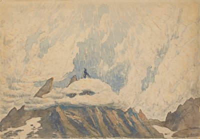 Décor de scène pour le ballet La damnation de Faust par Hector Berlioz, début des années 1920 - Leon Bakst