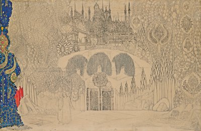 Décor de scène pour le ballet L