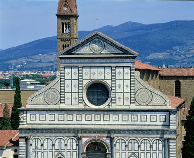 Vue de Santa Maria Novella, vers 1450-70 - Leon Battista Alberti