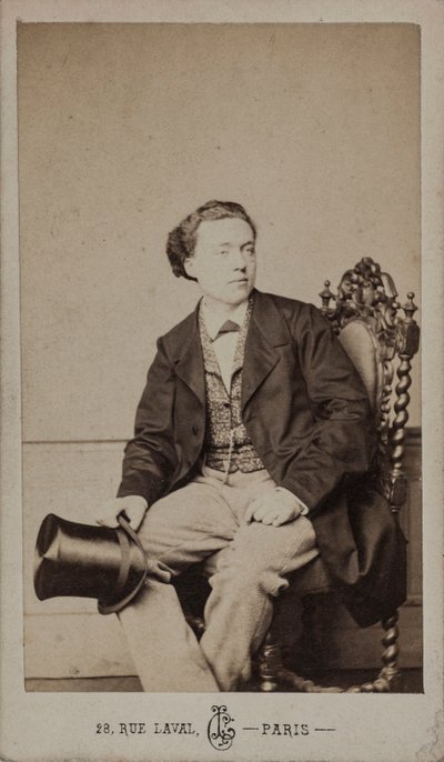 Portrait du compositeur Louis Diémer 1843-1919, vers 1875 - Leon Cremiere