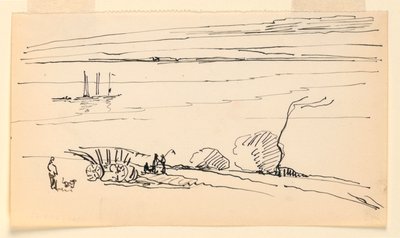 Paysage avec rivière - Leon Dabo