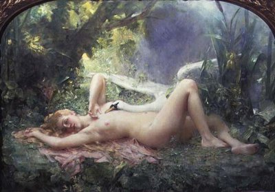 Le Triomphe du Cygne - Leon Francois Comerre