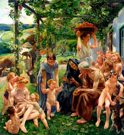Le Soir, panneau droit du triptyque 