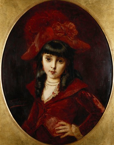 La robe rouge, 1881 - Leon Herbo