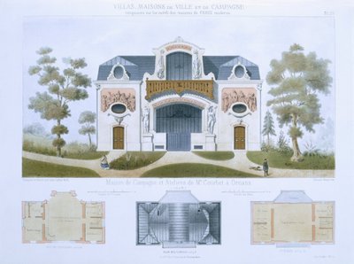 Maison et ateliers de M. Courbet à Ornans, de 