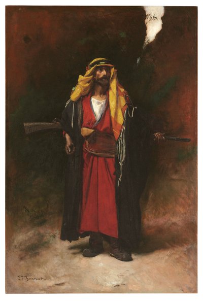 Un garde arabe - Leon Joseph Florentin Bonnat