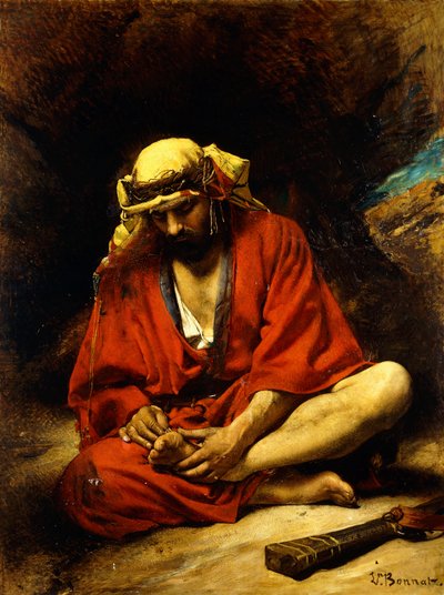 Un Arabe arrachant une Épine de son Pied - Leon Joseph Florentin Bonnat