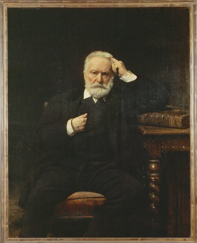 Le poète Victor Hugo en 1879 ... (peinture sur toile) - Leon Joseph Florentin Bonnat