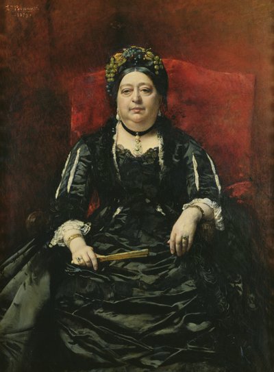 Portrait de Madame Leopold Stern, 1879 - Leon Joseph Florentin Bonnat