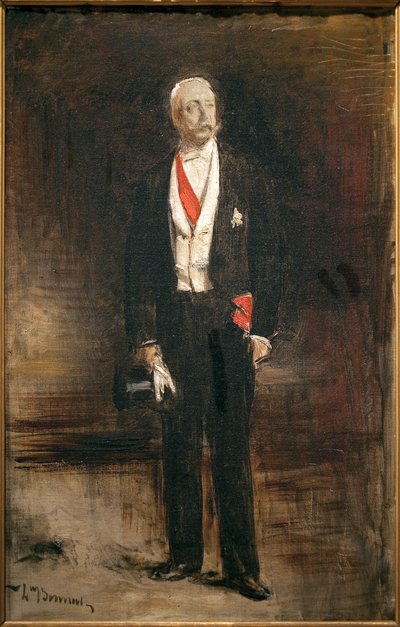 Esquisse pour le portrait en pied du président Félix Faure (1841-1899). Peinture de Léon Bonnat (1833-1922), huile sur toile - Leon Joseph Florentin Bonnat
