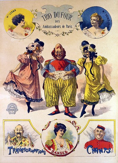 Affiche Trio DuFour - Leon Louis Oury