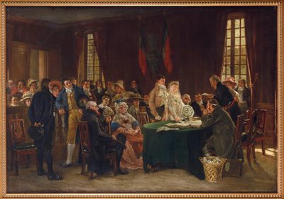 Le mariage pendant le Premier Empire, par Dansaert, Léon Marie Constant - Leon Marie Constant Dansaert