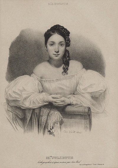 Portrait de Juliette Drouet - Leon Noel