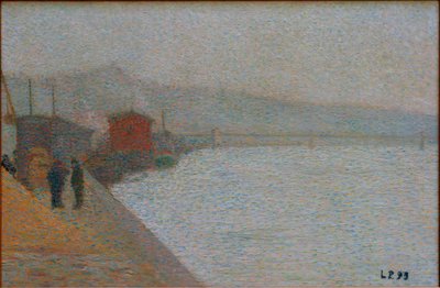 Les bords de Saône - Leon Pourtau