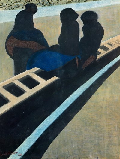 Femmes de pêcheurs sur le quai - Leon Spilliaert