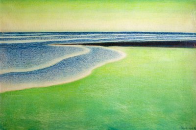 Paysage marin vert - Leon Spilliaert