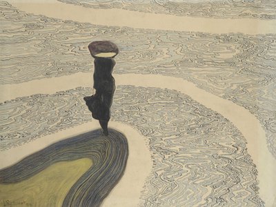 Femme au bord de l