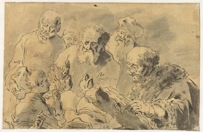 Christ et les scribes - Leonaert Bramer