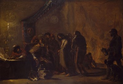 Le Christ devant Caïphe - Leonard Bramer