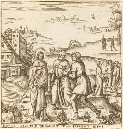 Le Christ invite deux disciples de Jean-Baptiste à le suivre - Leonard Gaultier