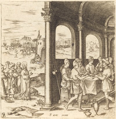 Le Christ en route vers la maison d