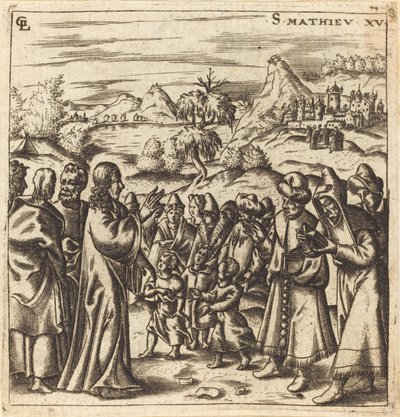 Le Christ réprimande les scribes et les pharisiens - Leonard Gaultier