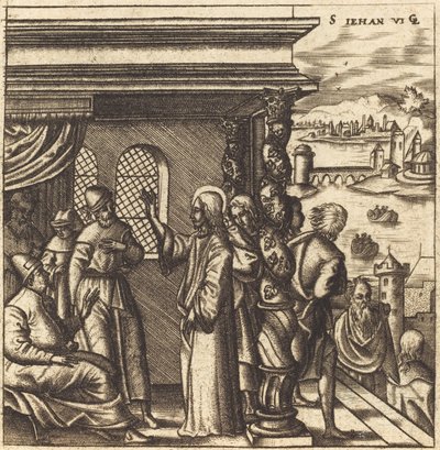 Le Christ enseignant dans la synagogue - Leonard Gaultier