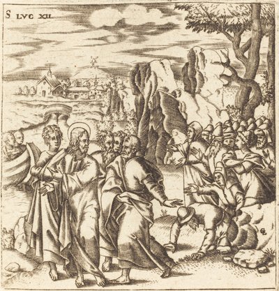 Le Christ enseignant la multitude - Leonard Gaultier