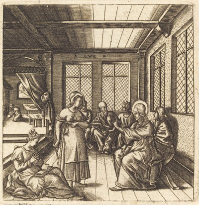 Le Christ dans la maison de Marie et Marthe - Leonard Gaultier