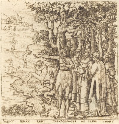 Jean-Baptiste témoigne pour le Christ - Leonard Gaultier