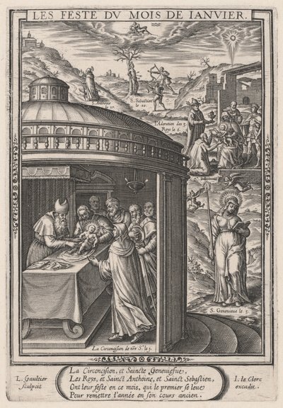 Les Fêtes du mois de janvier (La Circoncision) - Leonard Gaultier