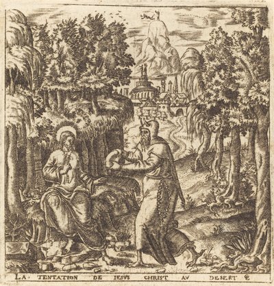 La tentation du Christ - Leonard Gaultier
